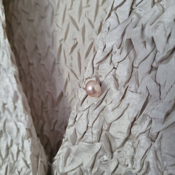 Komarov Champagne Satin & Lace Two-Piece Skirt Set – Top (L), Skirt (M) - Picture 15 of 16